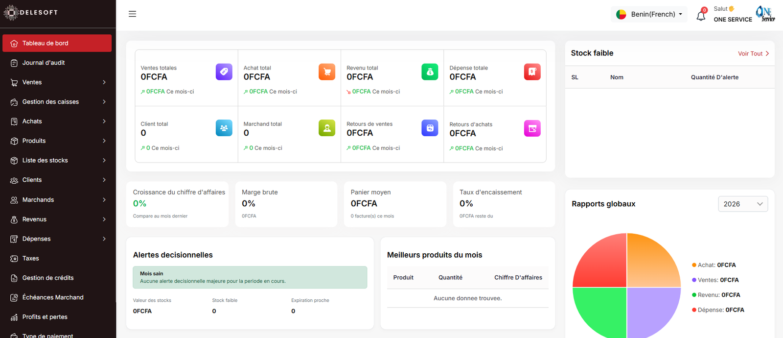 Logiciel Web de Gestion Commerciale et de Point de Vente